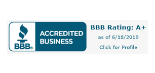BBB Accredited Business Rating: A+ as of 6/18/2019, Click for Profile